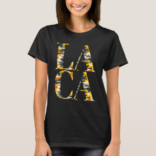 Camiseta Los Angeles California LA CA Souvenirs Desert Camo