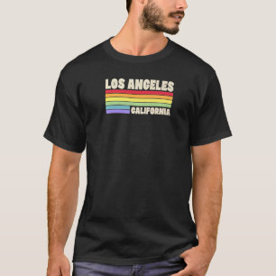 Camiseta Los Angeles California Pride Rainbow Flag Gay Prid