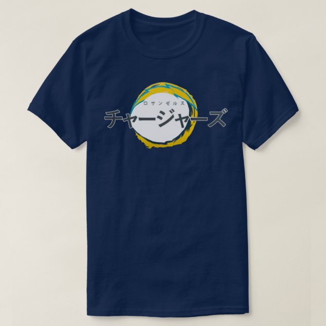 Camiseta Los Angeles Chargers Anime (Diseño del anverso)