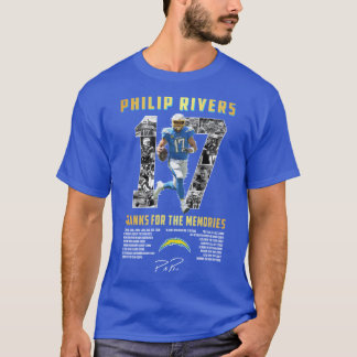 Camiseta Los Angeles Chrgrs 17 Philip Rivers Gracias Por