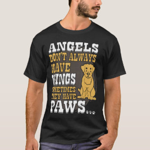 Camiseta Los ángeles de Rottweiler no tienen alas y tienen