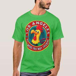 Camiseta Los Ángeles Hollywood Freeway Chickens Souvenir1