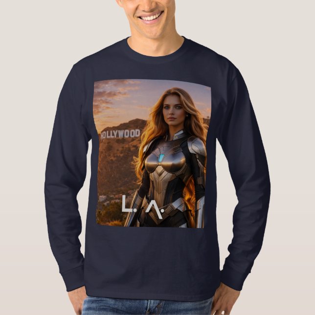 CAMISETA LOS ANGELES - LA (Anverso)