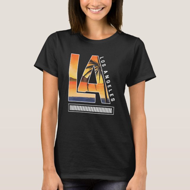 Camiseta Los Angeles LA California  2 (Anverso)
