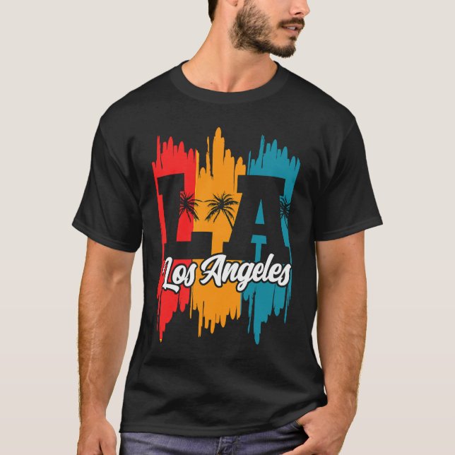 Camiseta Los Angeles LA California   2 (Anverso)