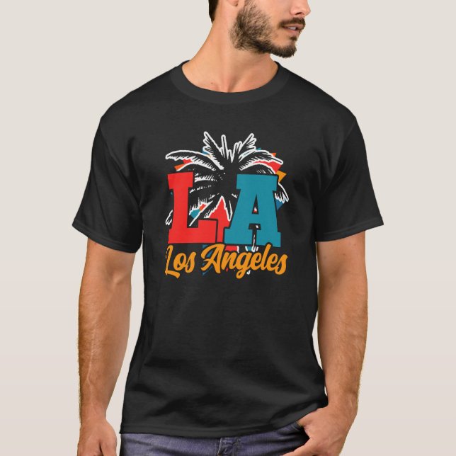 Camiseta Los Angeles LA California  2 (Anverso)