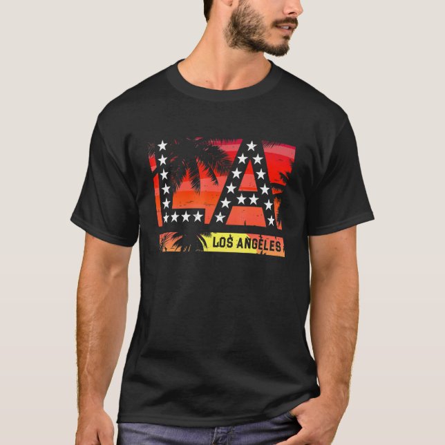 Camiseta Los Angeles LA California Gift_3 (Anverso)