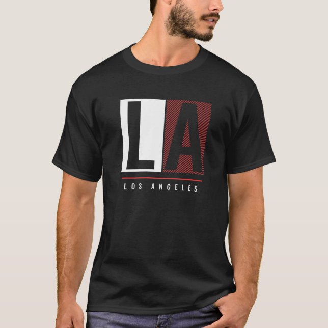 Camiseta Los Angeles LA California Gift Premium_6 (Anverso)