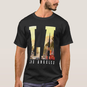 Camiseta Los Angeles La Skyline California