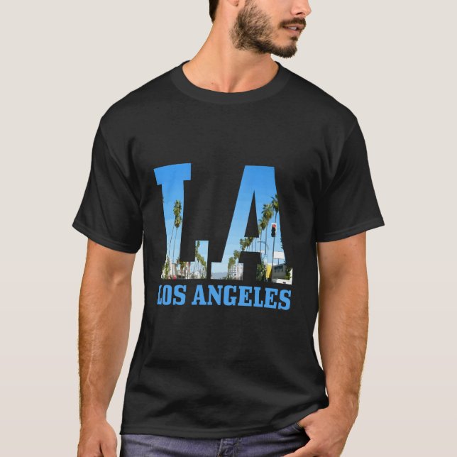 Camiseta Los Angeles La Vintage California La (Anverso)