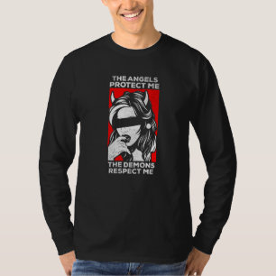 Camiseta Los Ángeles Me Protegen, Los Demonios Me Respetan.