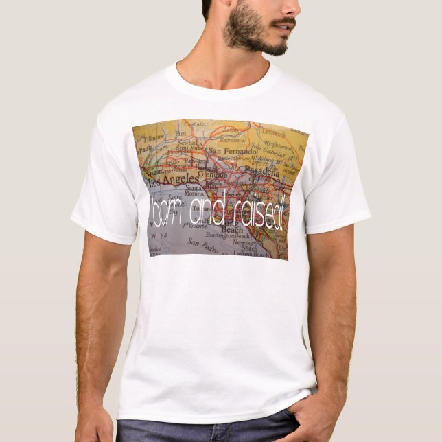 Camiseta los ángeles nacidos y criados (Anverso)