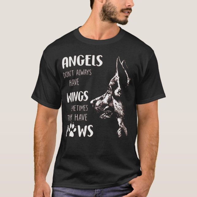 CAMISETA LOS ÁNGELES NO SIEMPRE TIENEN ALAS A VECES (Anverso)
