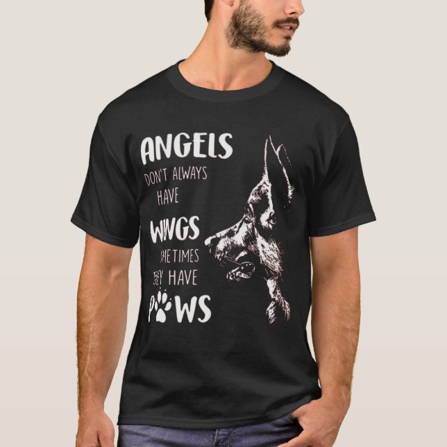 CAMISETA LOS ÁNGELES NO SIEMPRE TIENEN ALAS A VECES (Anverso)