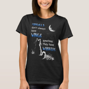 Camiseta Los ángeles no siempre tienen alas, tienen sacudid