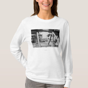 Camiseta Los Ángeles, nueva Chinatown escena de la calle de