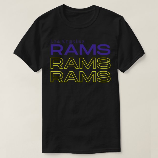 Camiseta Los Ángeles Rams 1 (Diseño del anverso)
