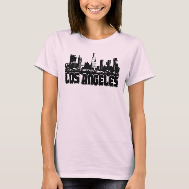 Camiseta Los Angeles Skyline (Anverso)