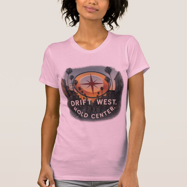 Camiseta Los Ángeles Slim Fit Tee - Calm Fit femenino (Anverso)