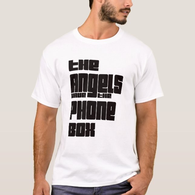Camiseta Los ángeles tee divertido Angel tienen caja de tel (Anverso)