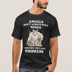 Camiseta Los ángeles tienen bigotes Ca para gato PapáMamá