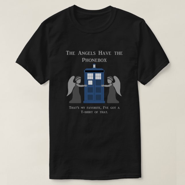 Camiseta Los ángeles tienen la caja de teléfonos (Diseño del anverso)