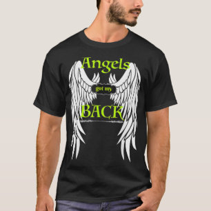 Camiseta Los ángeles tienen mi espalda Inspiradora Tee Wi