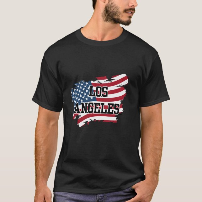 Camiseta Los Angeles USA (Anverso)