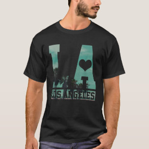 Camiseta Los Angeles Vintage California USA America Souveni