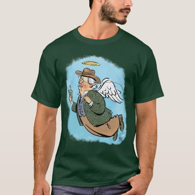 Camiseta Los ángeles vuelan porque se toman ligeramente 2 (Anverso)
