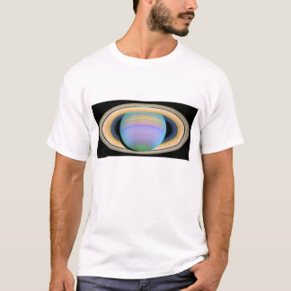 Camiseta Los anillos de Saturn en la luz ultravioleta