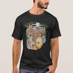 Camiseta Los animales africanos de safari de Savanna África