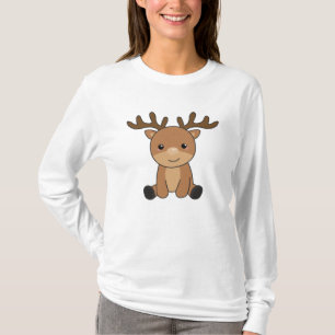 Camiseta Los Animales De Los Bosques De Renos Cutan Animale