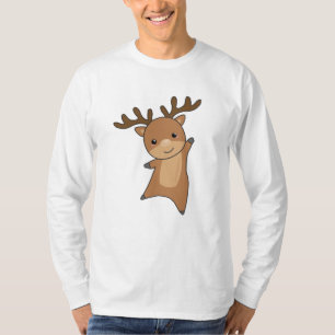 Camiseta Los Animales De Los Bosques De Renos Cutan Animale