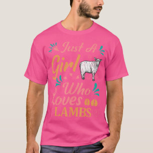 Camiseta Los Animales De Ovejas De Cordero Adoran A Un Chic