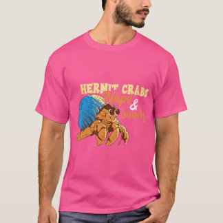 Camiseta Los Animales Del Mar Hermitan El Crab Con Napas Y 