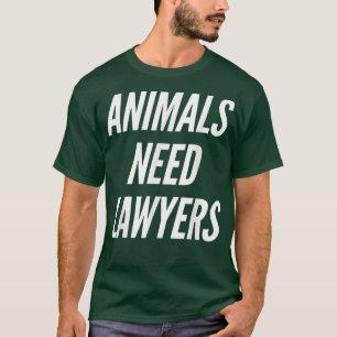 Camiseta Los Animales Necesitan Abogados Divertidos Vegan N