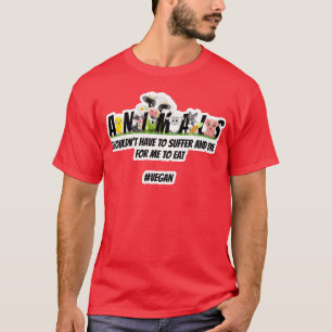 Camiseta Los animales no deberían sufrir vintage
