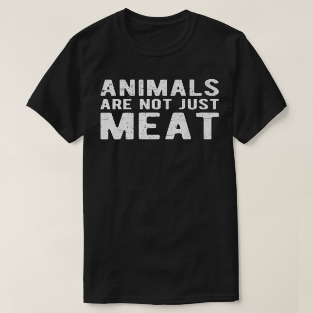 Camiseta Los animales no son sólo carne (Diseño del anverso)