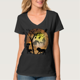 Camiseta Los animales salvajes de la jungla africana Safari