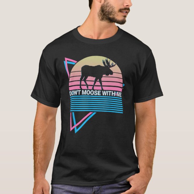 Camiseta Los animales salvajes no se mueven conmigo (Anverso)