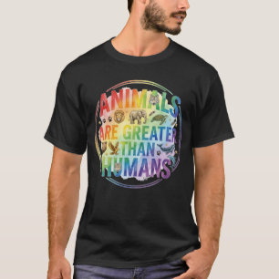 Camiseta Los animales son más grandes que los amantes de la