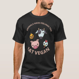 Camiseta Los Animales También Tienen Sentimientos Come Vega