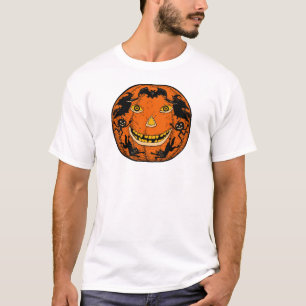 Camiseta Los años 20 Halloween Jack O'Lantern del vintage