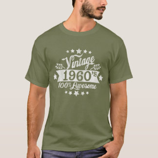 Camiseta Los años 60 del vintage