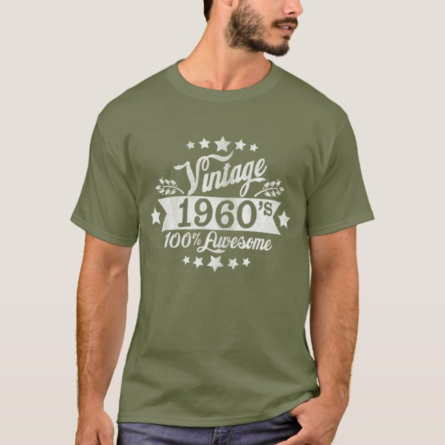 Camiseta Los años 60 del vintage (Anverso)