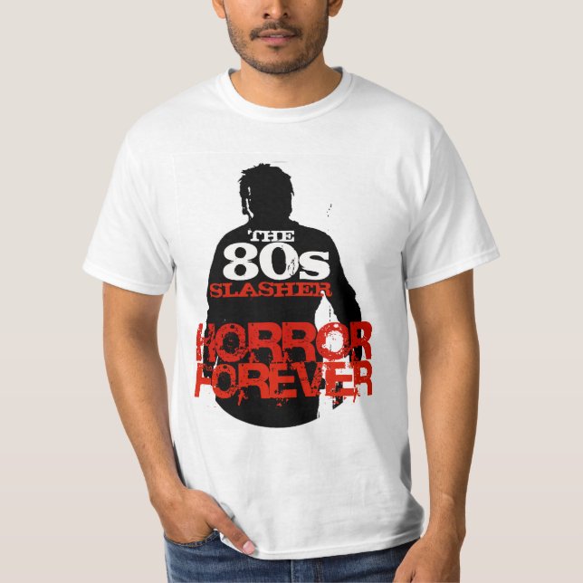 Camiseta Los años 80 Slasher (Anverso)