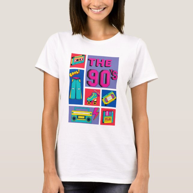 Camiseta Los años 90 (Anverso)