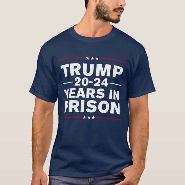 Camiseta Los años de prisión de Trump 2024 lo encerraron co (Anverso)