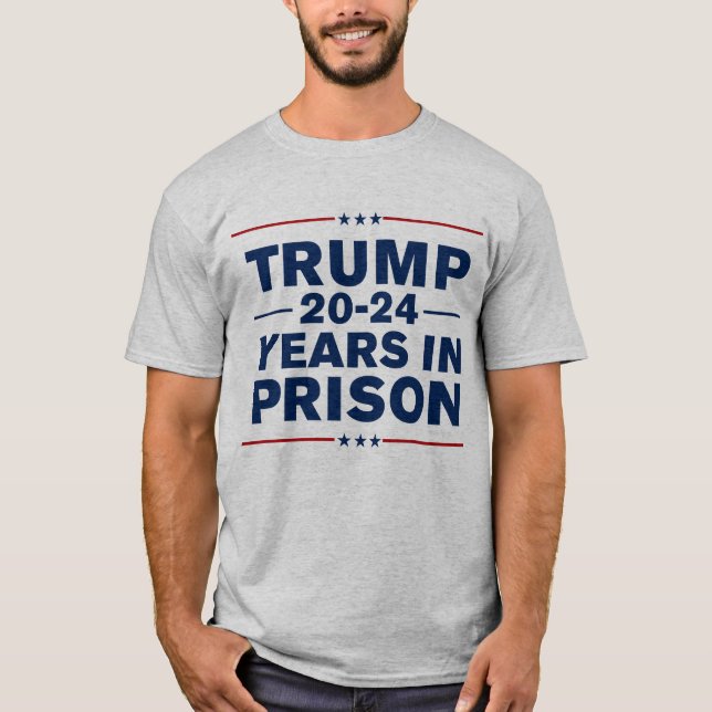 Camiseta Los años de prisión de Trump 2024 lo encerraron co (Anverso)